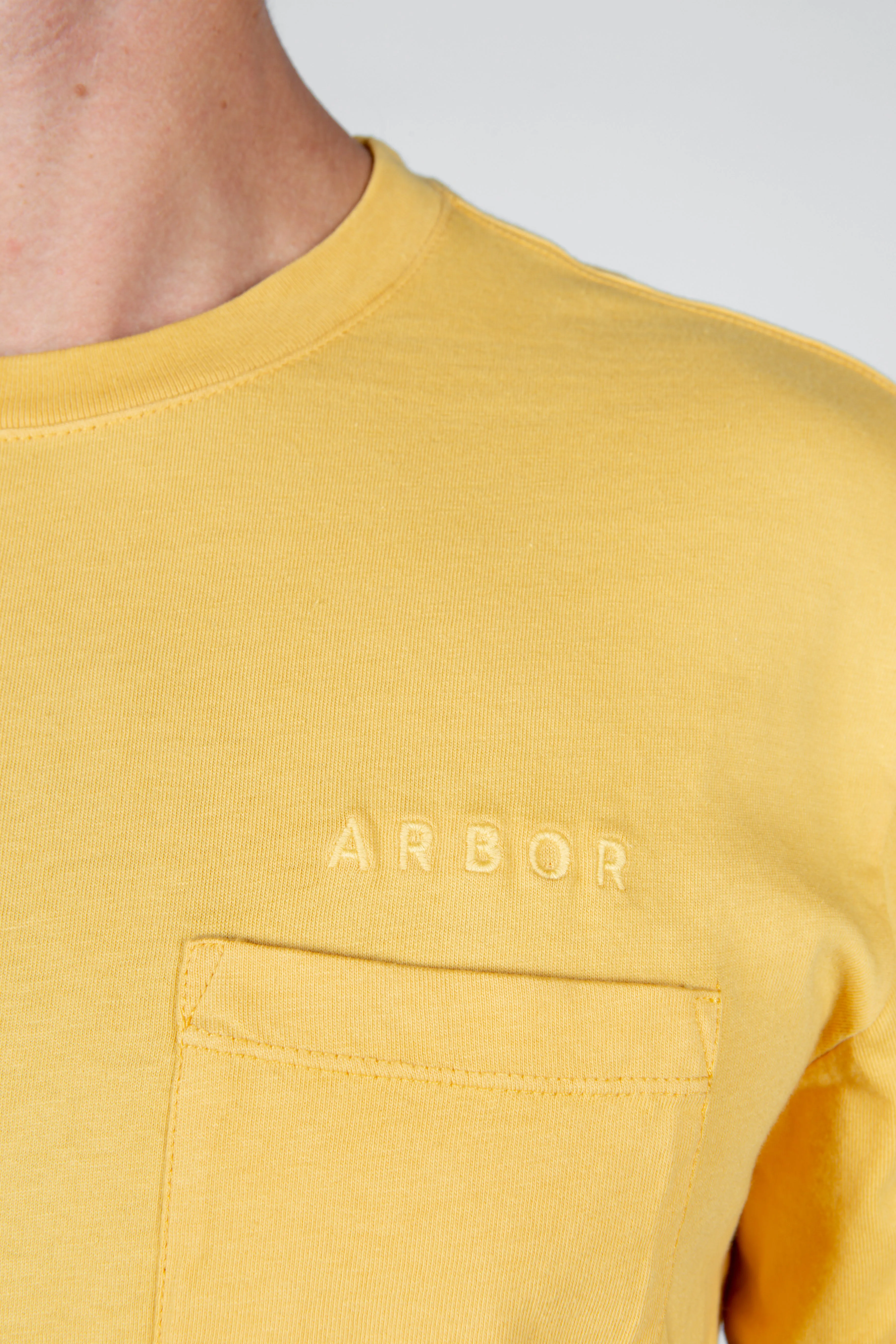 Surplus Long Sleeve Pocket Tee - Mustard