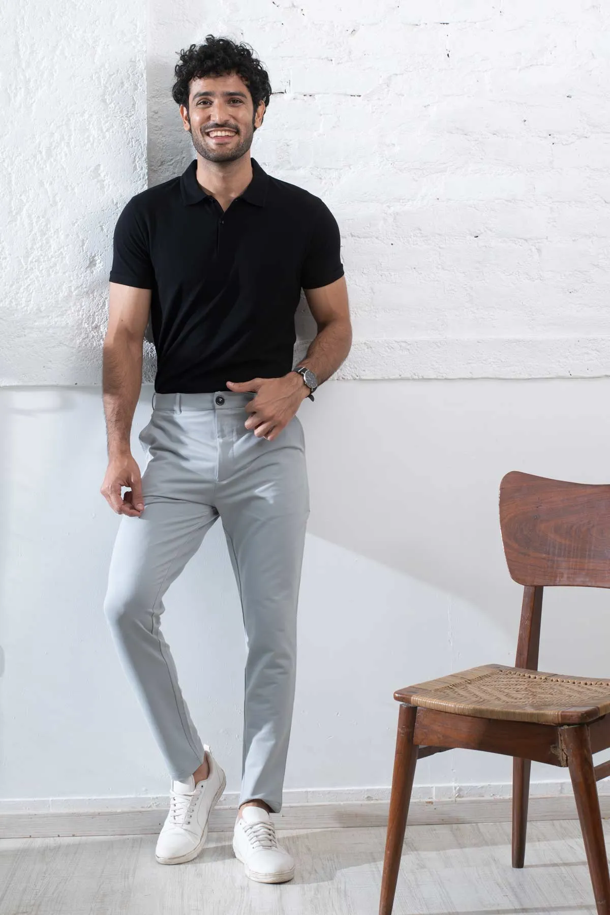 The Heather Grey Pant