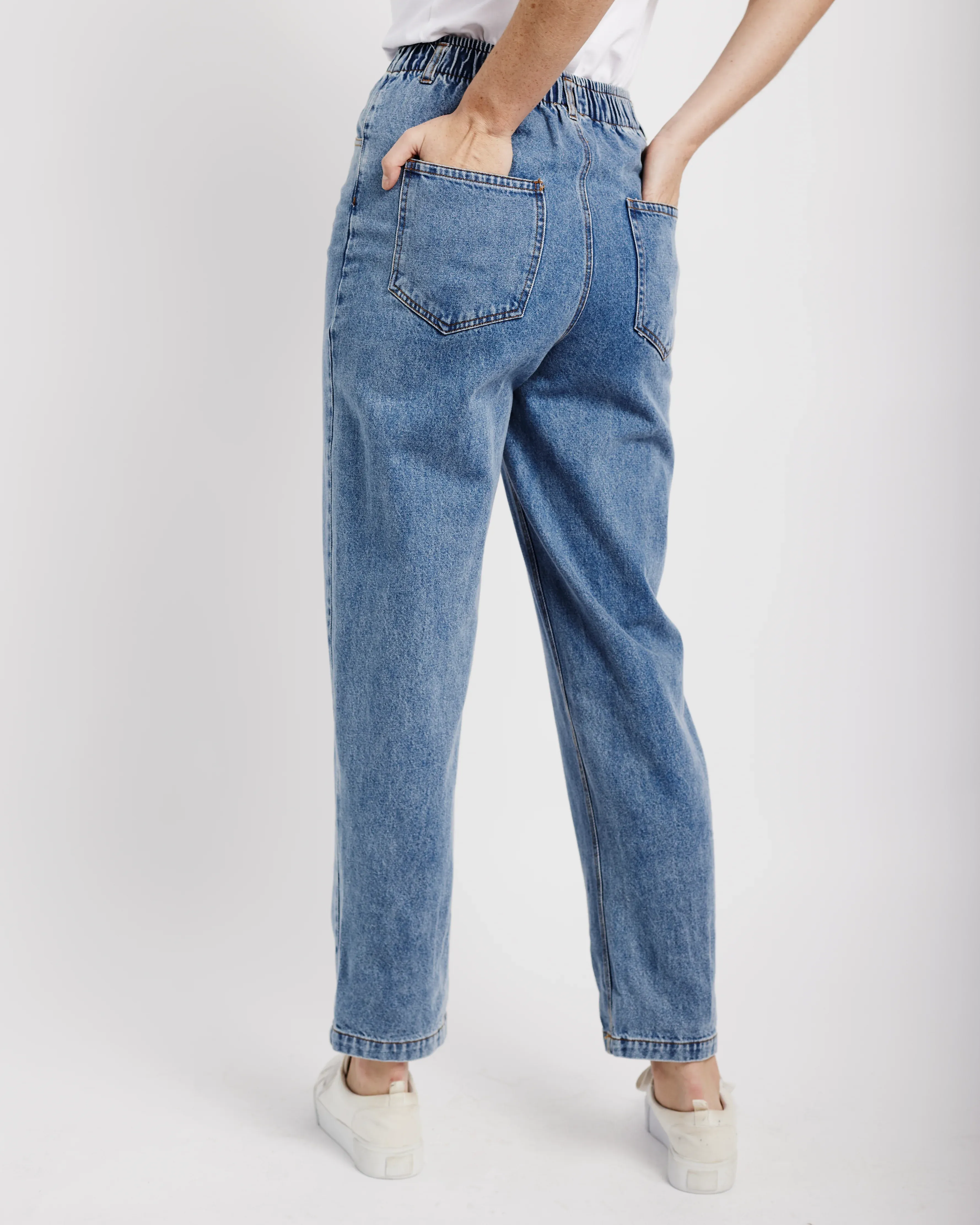 The Piecrust Jean in Denim