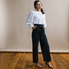 The Wide Leg Pant - Black