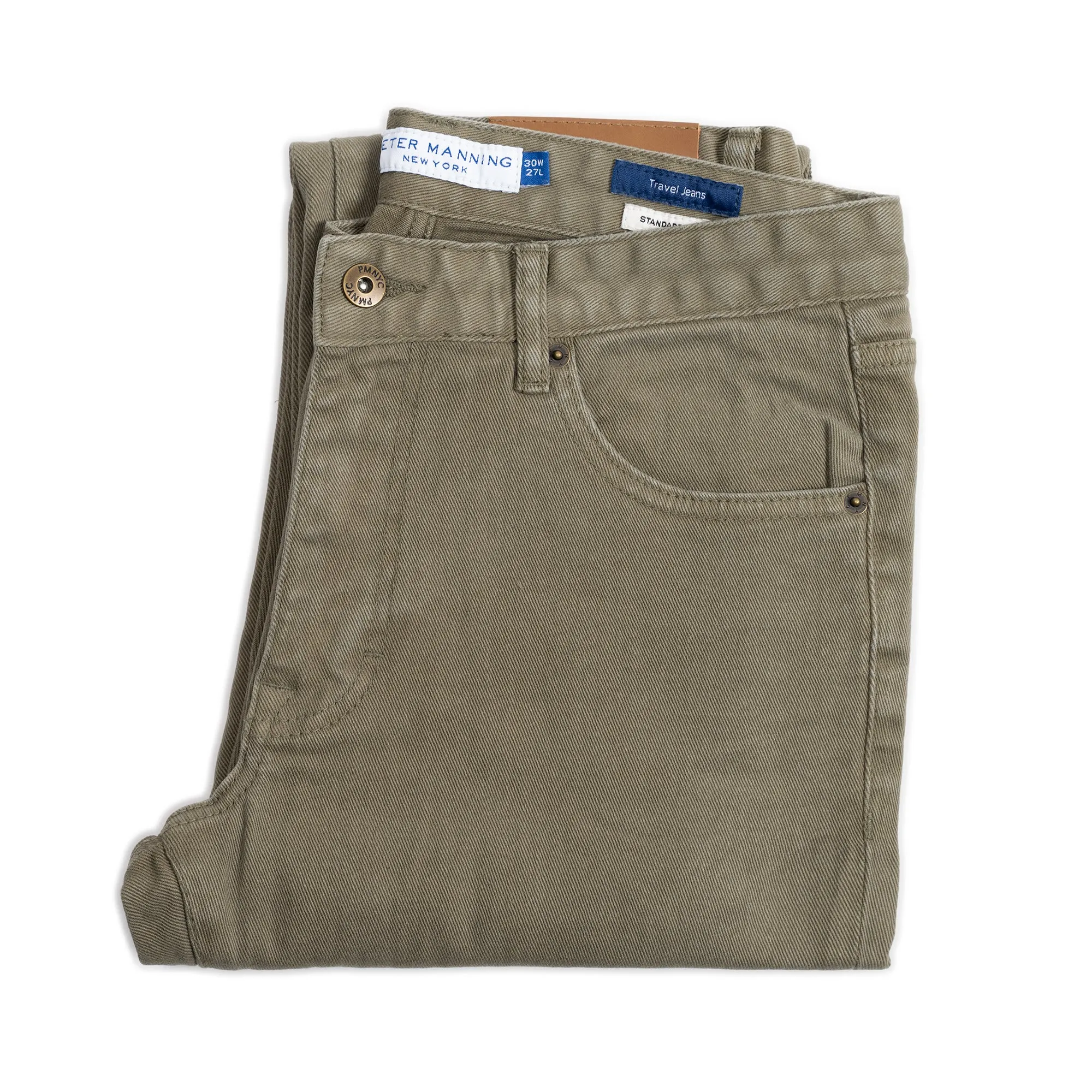 Travel Jeans Standard Fit - Olive