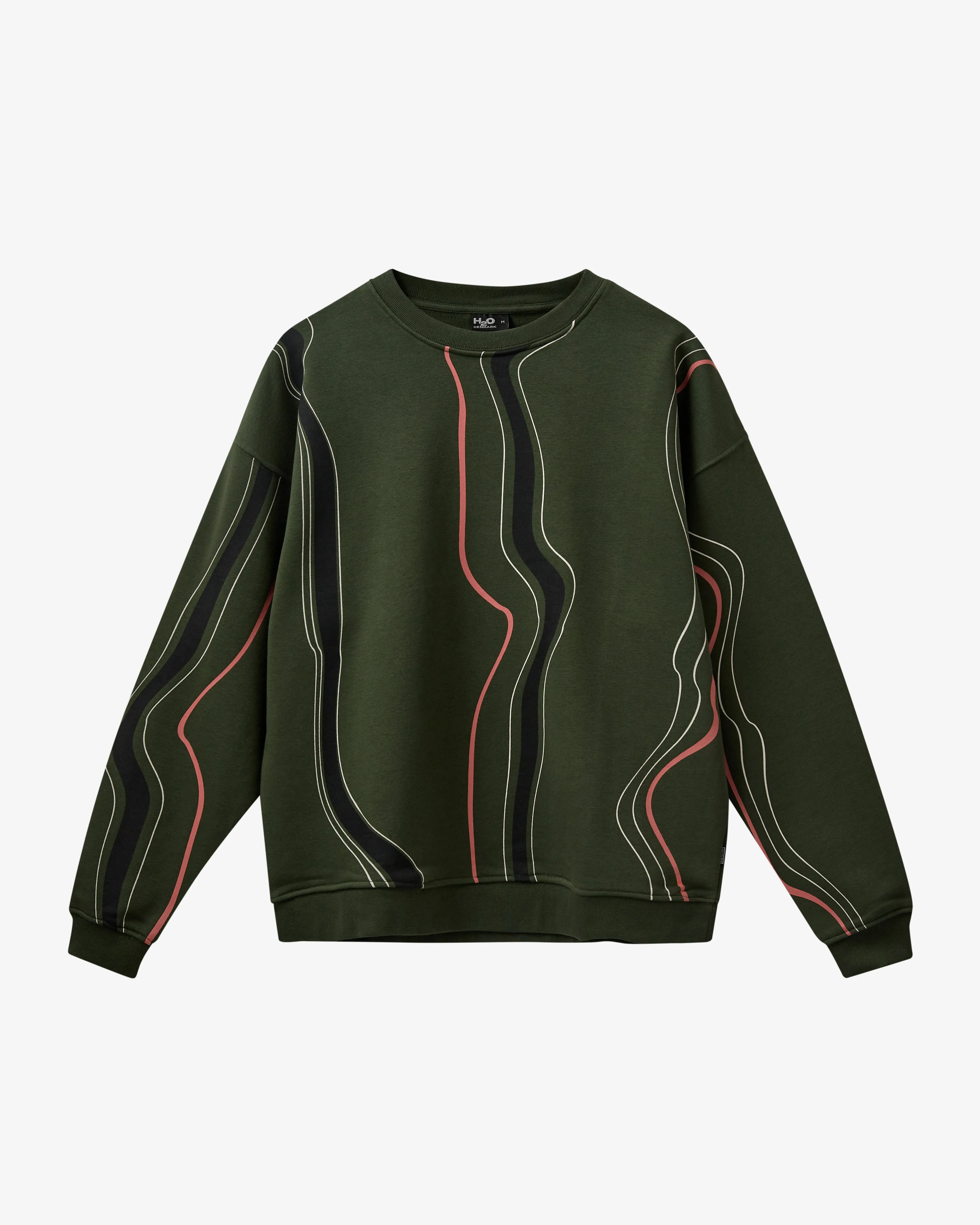 Optimized Army Green Wave Sweat ONeck