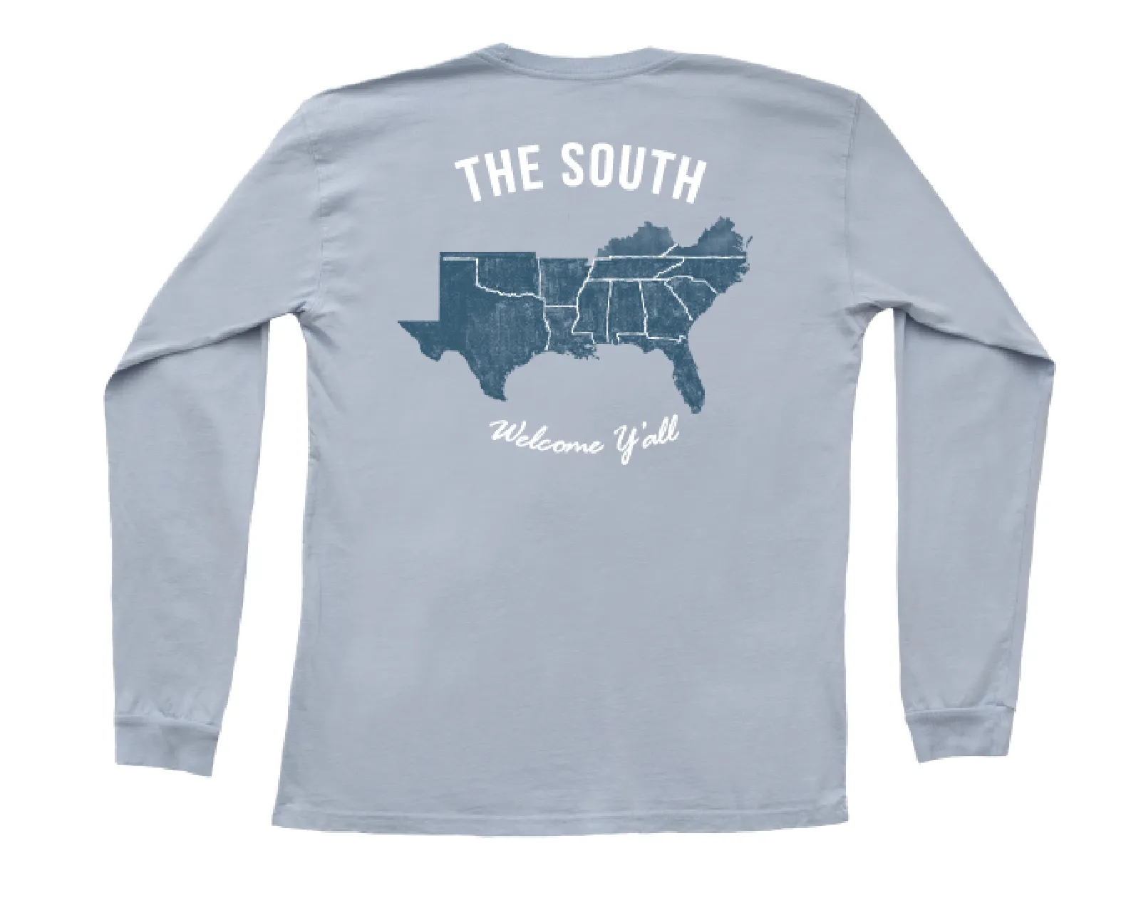 Welcome Y'all Long Sleeve Pocket Tee