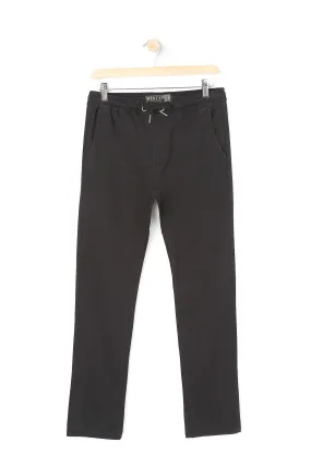 West 49 Youth Black Drawstring Jogg Pant