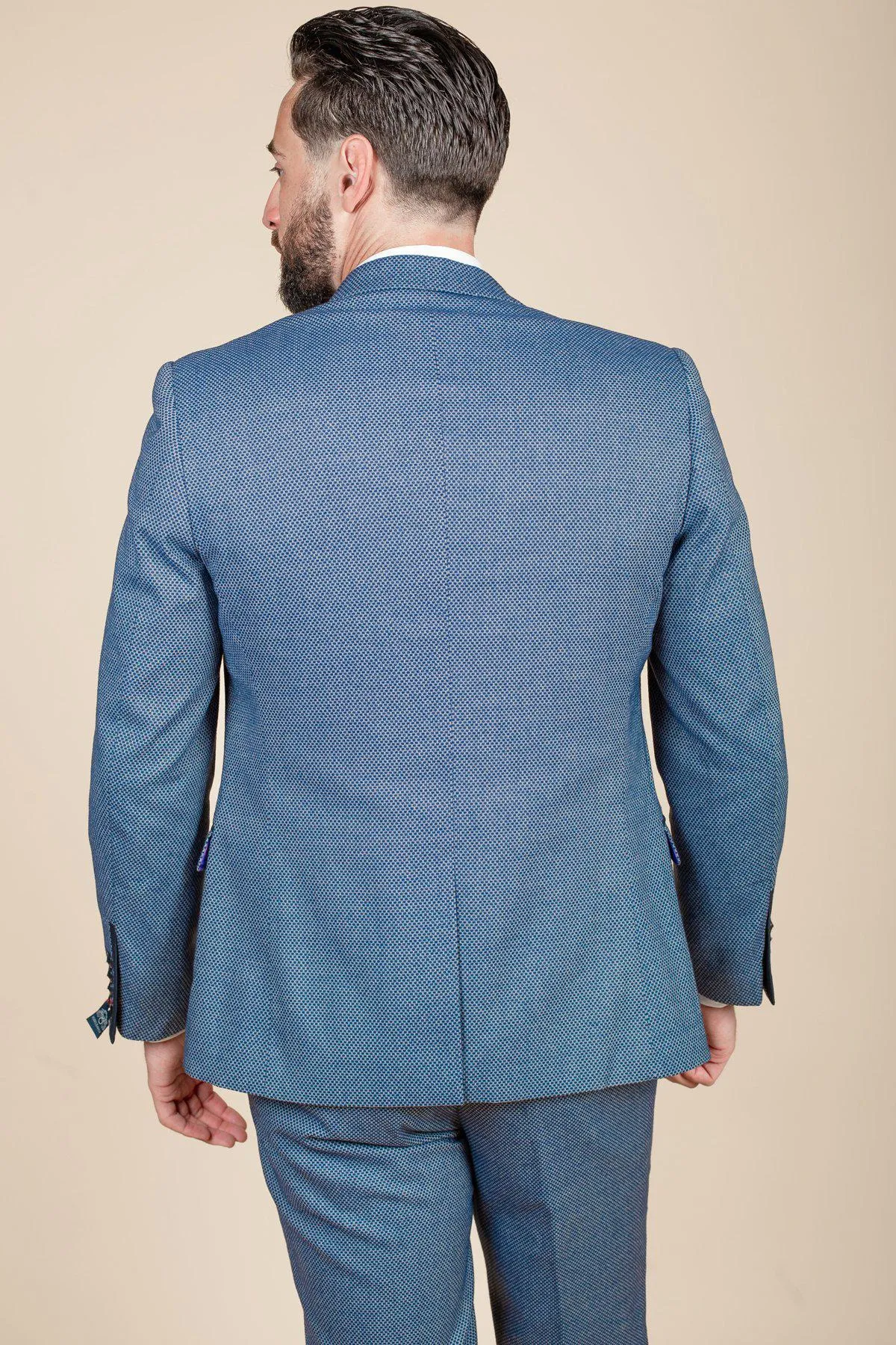 WILSON - Blue Birdseye Blazer