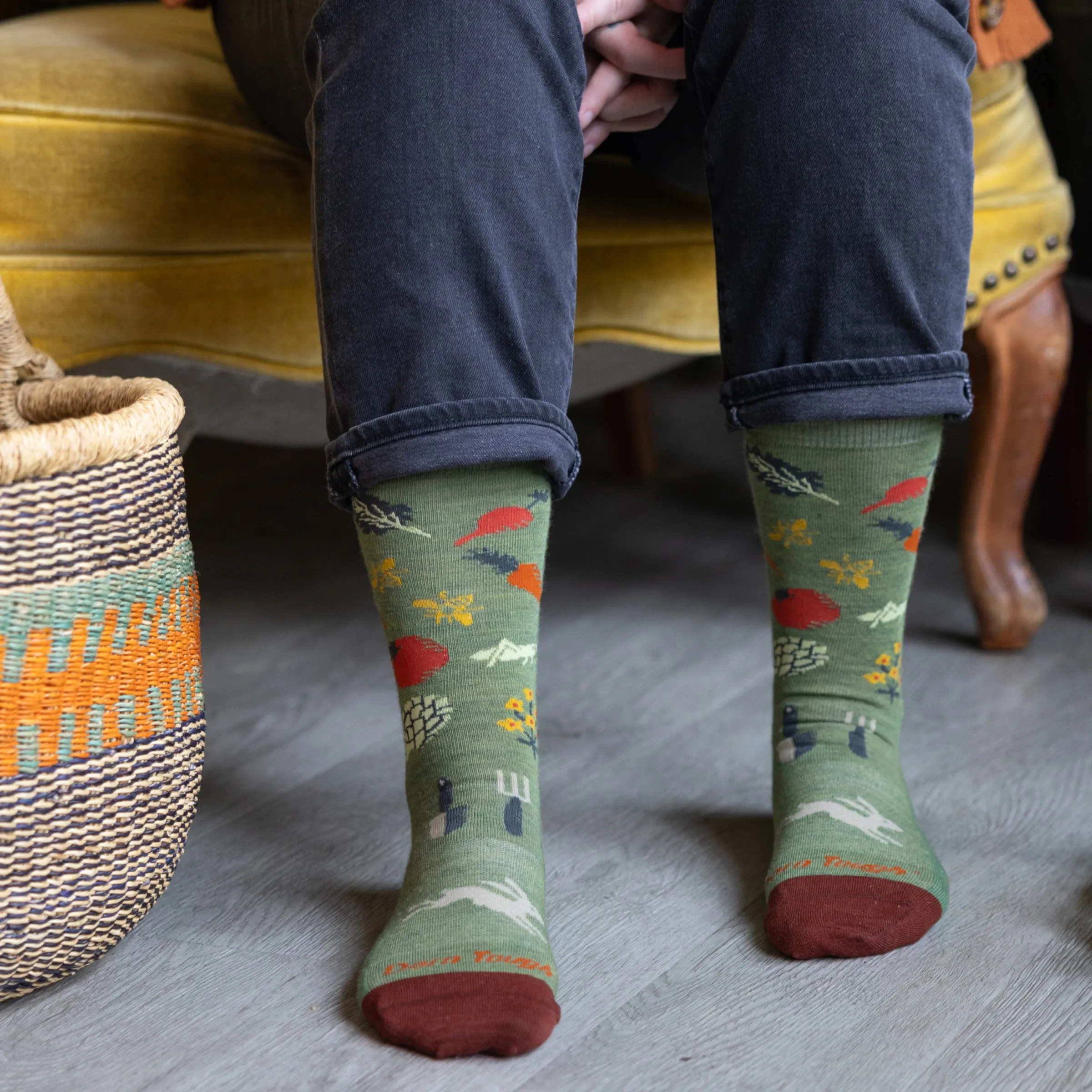 Women's Farmer's Market Crew  Lightweight Lifestyle Sock